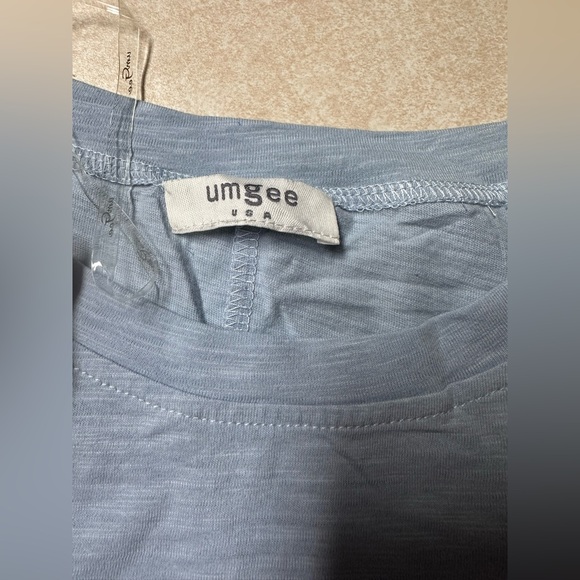 Umgee Sky Mix Floral Plaid Dolman Sleeve Knit Blouse - Picture 6 of 9